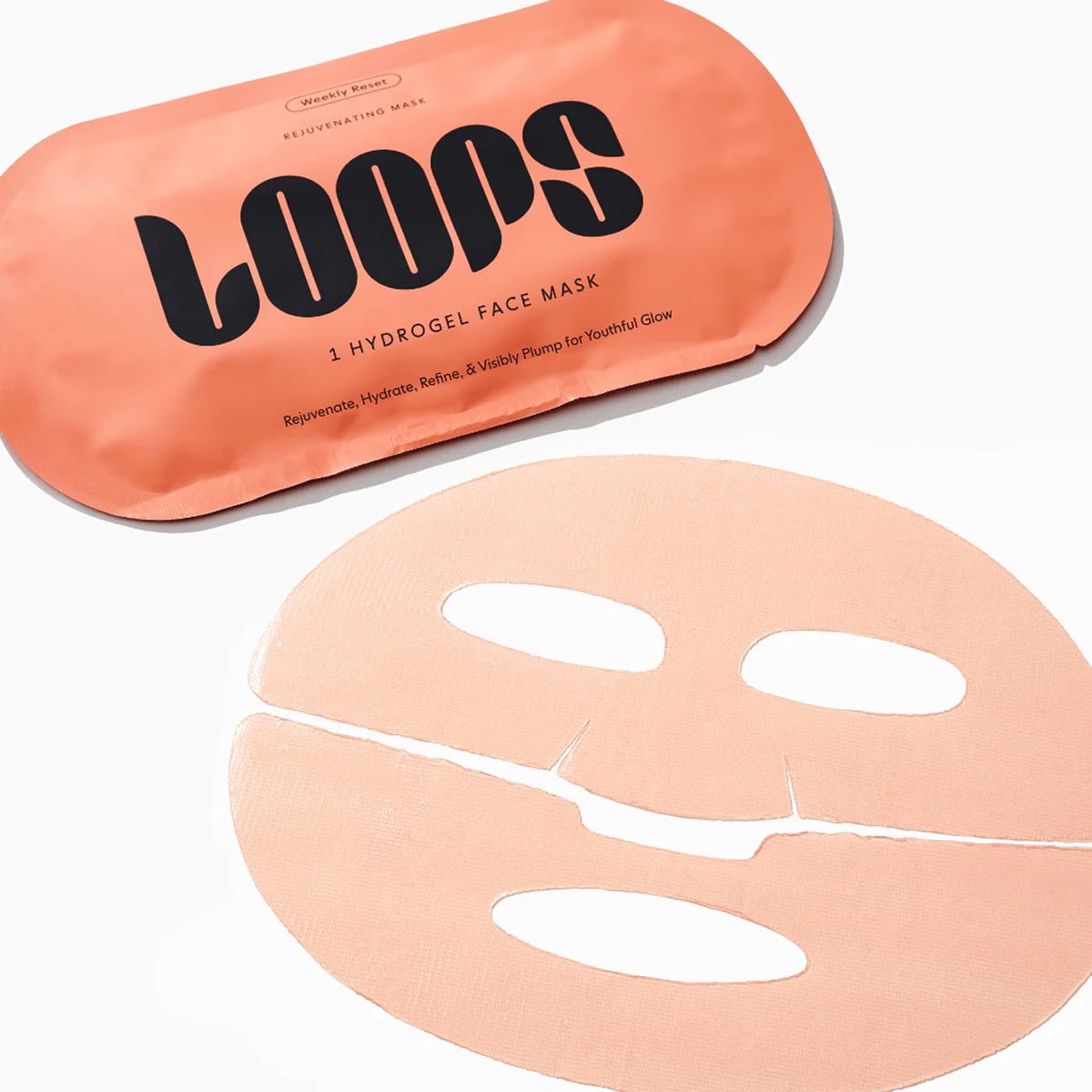 LOOPS Weekly Reset Rejuvenating Hydrogel Face Mask, 30g