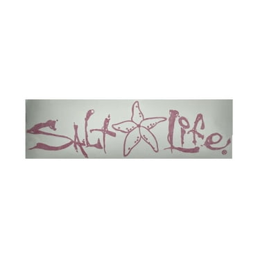 Salt Life Window Decal Medium Pink Starfish