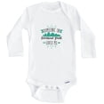 thumbnail image 1 of Someone In Overland Park Loves Me Overland Park KS Skyline One Piece Baby Bodysuit (Long Sleeve), 6-9 Months White, 1 of 1