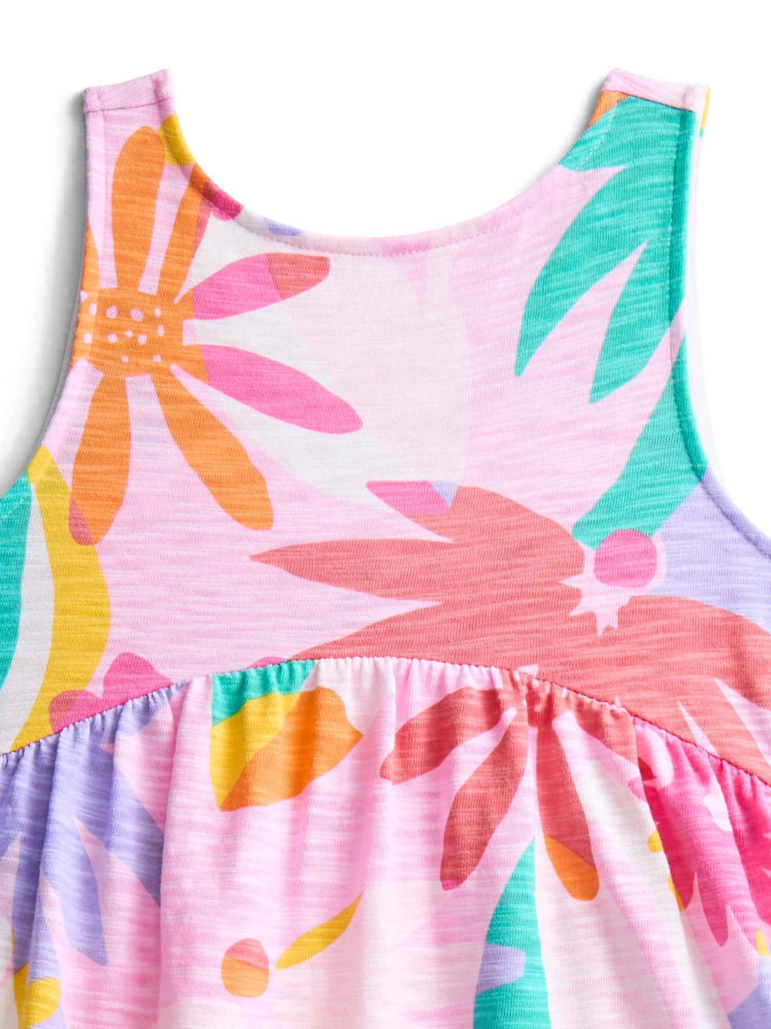 Wonder Nation Girls' Back Bow Sleeveless Dress, Sizes 4-18 & Plus