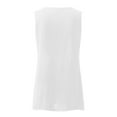 thumbnail image 6 of Tbopshirt Tank tops for Women Clearance,Womens tops,Women's Fashion Summer Sleeveless Solid Light Breathable Tank tops,T-shirt Vest Tee Blouse,Womens Fashion Summer Savings Deals, 6 of 7
