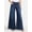 Super Dark Wash-Beck Indigo, variant on Women's Plus Size Wide Bell Jean Sizes 14W-26W