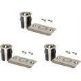 thumbnail image 3 of Brushed Nickel Closet Door Drive-in Ball Catch with Strike Plate (3 Pack, Satin Nickel), 3 of 3