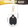 thumbnail image 2 of Uxcell Leather Key Sleeve Broken Car Key Loop Replacement with Clasp for Women Black, 2 of 5