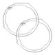 thumbnail image 1 of CRILSTYLEO 4Ud Clips Metálicos Para Sujetar Empotrados Con Resorte Para Instalación Rápida, 1 of 8