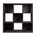 thumbnail image 1 of organizador de 9 cubos de melamina 91.14 x 91.14 x 29.54 cm café expresso, 1 of 8