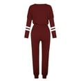 thumbnail image 5 of yievot Sweatsuit Sets for Women 2 Piece Lounge Set Loose Jogger Sets Fall Outfits Tracksuits with Pockets, 5 of 5