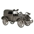 thumbnail image 4 of Zehuanyu Iron Vintage Car Model Antique Classic Model Toy Car for Home Table Decor (Silver Grey), 4 of 8
