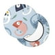 thumbnail image 2 of Balery Cute Chameleons On Blue Fundas de asiento para taburete de bar redondo de tela de terciopelo ajustables que protegen de arañazos y manchas para sillas de 14 a 17 pulgadas.-14 inch, 2 of 7