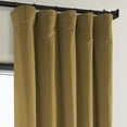thumbnail image 6 of Half Price Drapes Retro Gold Heritage Plush Velvet Room Darkening Curtains (1 Panel), 50W X 84L, 6 of 12
