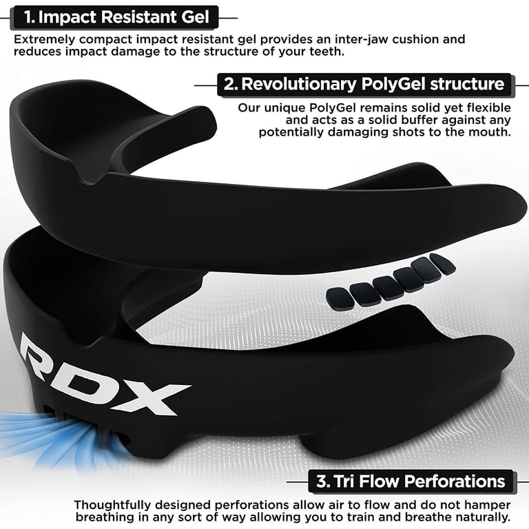 New Mouth Guard Gum Shield With Case - Teeth Protector For Boxing, Karate, Football, Rugby