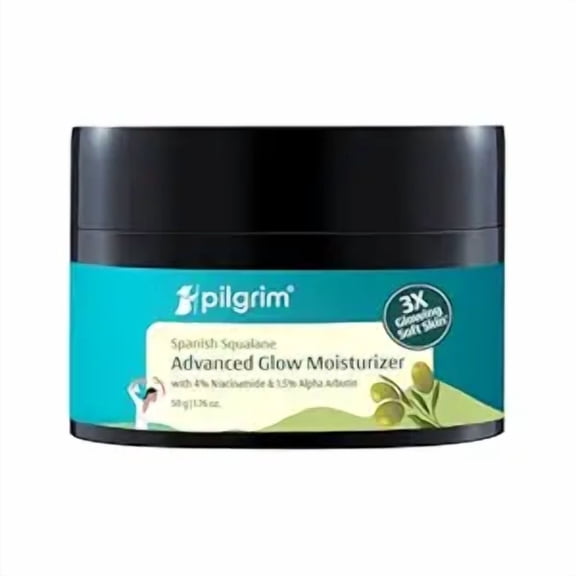 Pilgrim Squalane Glow Moisturizer for Deep Hydration & Radiance – 50 g