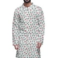 thumbnail image 2 of Atasi Cotton Printed Kurta Set For Men Designer Casual Kurta Pajama Clothing, 2 of 2