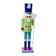 thumbnail image 2 of segolike Nutcracker Soldier Durable 38cm Figurines Creative for Desk Shelves Green, 2 of 9