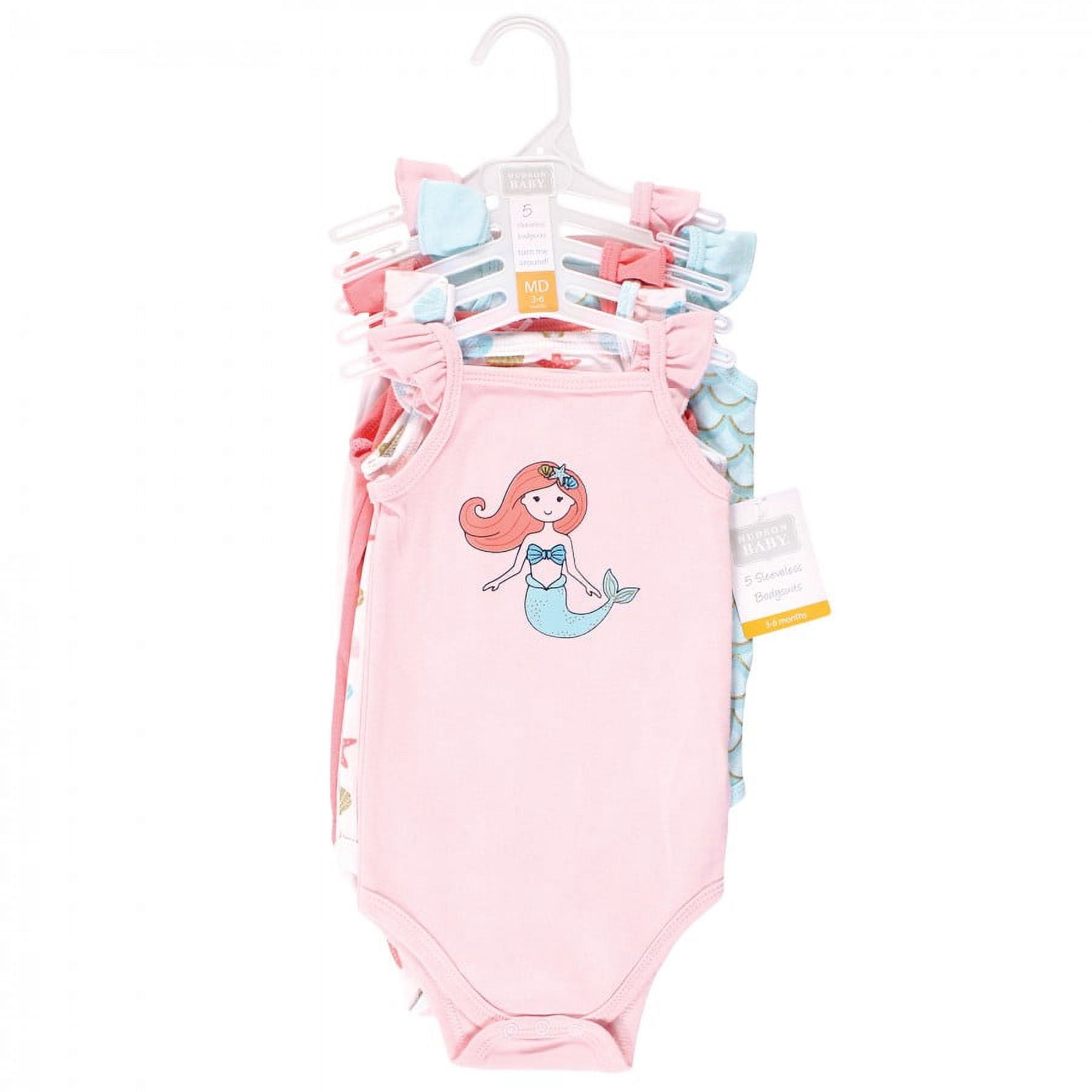Hudson Baby Sleeveless Bodysuits, 5-Pack, Preemie-24 Months