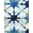 thumbnail image 2 of Medley, Elizabeth 19x24 White Modern Wood Framed Museum Art Print Titled - Green and Blue Shibori II, 2 of 4