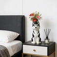 thumbnail image 4 of Dog Vase Resin Puppy Planter Flowers Vase, Whimsical Decor Animal Planter Pot for Home Decor Dog E, 4 of 5