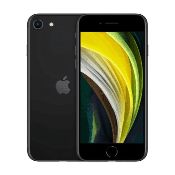 Restored Apple iPhone SE (2nd Gen) - T-Mobile - 64GB Black (Refurbished)