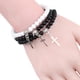 thumbnail image 5 of Jumpingount con colgante de cruz ajustable mezclada, regalo para todas las ocasiones, pulseras con colgante de cruz, unisex Ropa, zapatos y accesorios Miscelánea rojo, 5 of 6