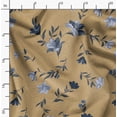 thumbnail image 2 of Soimoi Minky Brown Fabric By the Yard - 56 Inch Wide -Floral & Leaf Floral Pattern Fabric - Botanical and Elegant Designs for Various Uses Printed Fabric, 2 of 6