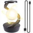 thumbnail image 1 of Luz LED Giratoria de 360° con Cargador Inalámbrico, Lámpara de Escritorio Inalámbrica, Luz LED Levitante Recargable, Color Gris., 1 of 5