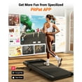 thumbnail image 2 of Walking Pad Free Sound-absorbing mat,6% Walking Pad with Incline,No-Assembly Walking pad Treadmill with APP and Remote Control,LED Display,2.5 HP Quiet Under Desk Treadmills,300 lbs Capacity, 2 of 8