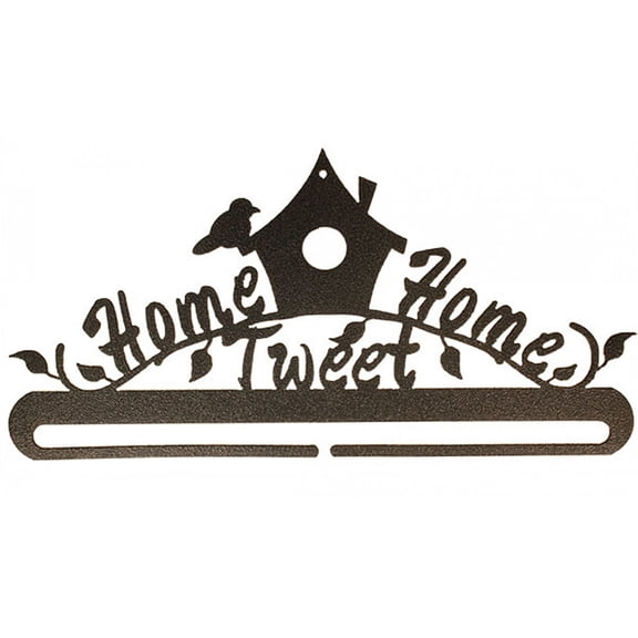 Classic Motifs 12 inch Home Tweet Home Split Bottom Charcoal Craft Holder
