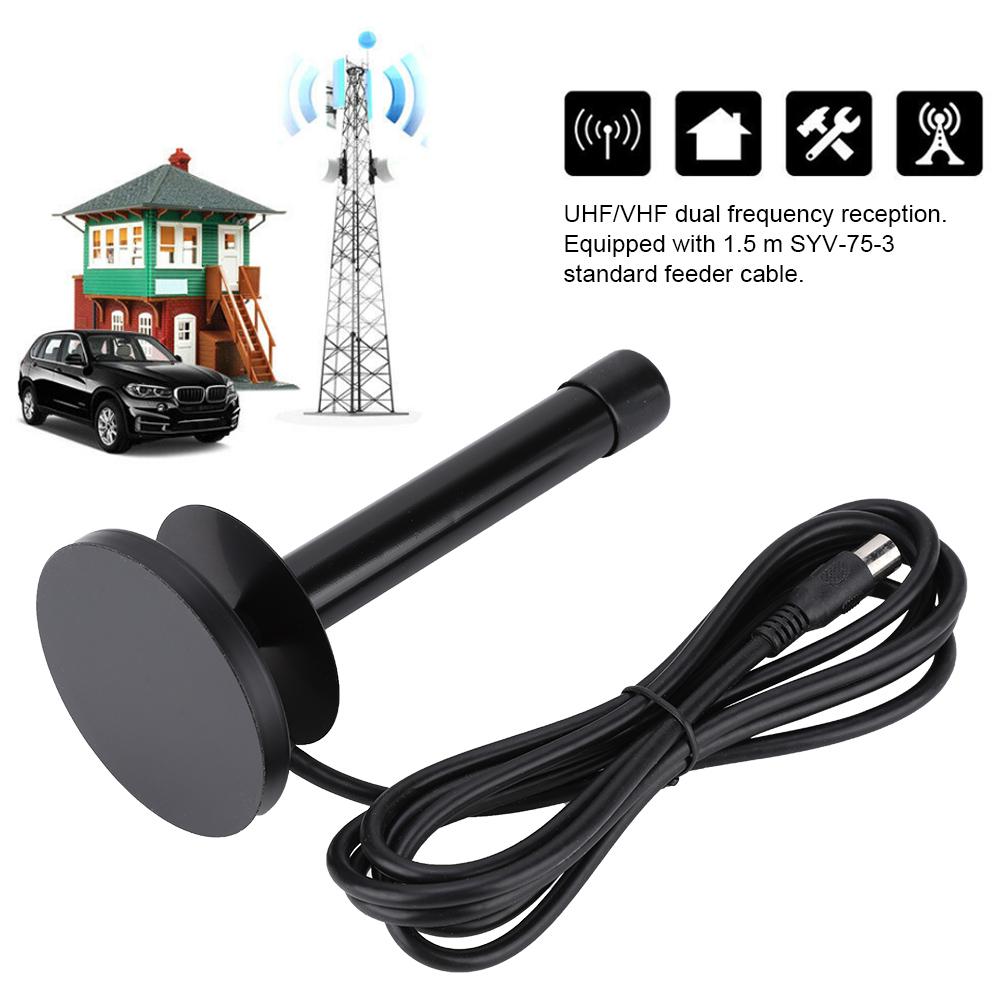 YLSHRF 1.5m TV 25DBI DTMB CMMB Suction Cup Antenna Wireless Car TV