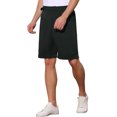 thumbnail image 4 of INSPIRE CHIC Business Shorts for Men's Pleated Front Summer Dress Chino Shorts Black 28, 4 of 4