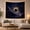 Black Hole with Golden Ring and Orbital Lines, variant on Cosmic Portal with Planet and Shooting Stars, Dramatic Psychedelic Style for Space Lovers, Galaxy Wall Art, Housewarming Gift, Tapestry Wall Hanging for Bedroom and Dorm