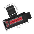 thumbnail image 5 of WYOX Weightlifting Wrist Straps with Steel Hooks, 7mm Padded Grips for Powerlifting, Deadlifts, Pull-Ups (Pair), 5 of 9