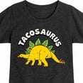 thumbnail image 3 of Instant Message - Tacosaurus - Taco Fan - Toddler & Youth Girls Short Sleeve Graphic T-Shirt, 3 of 6