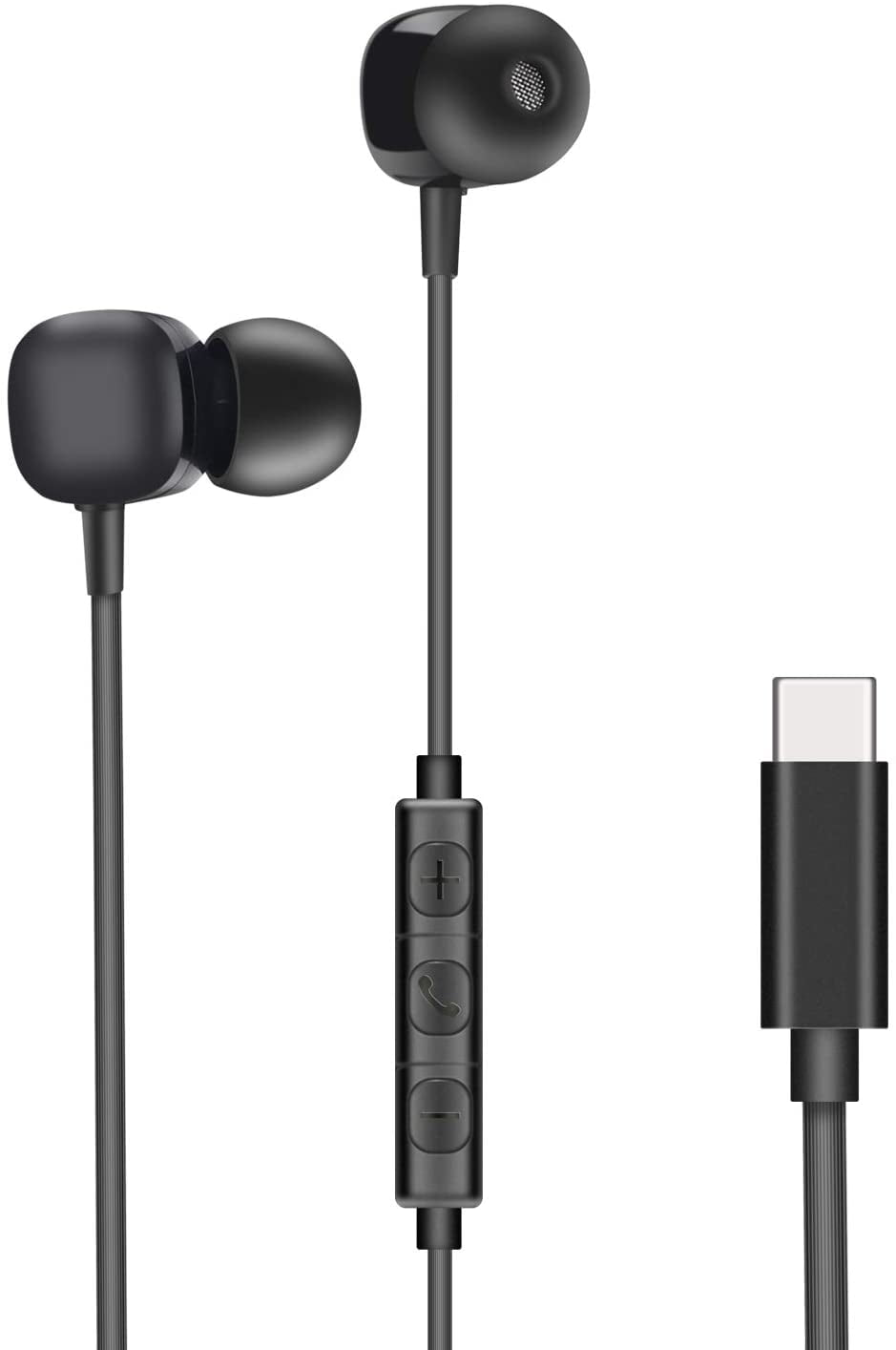google usb type c wired digital earbud headset