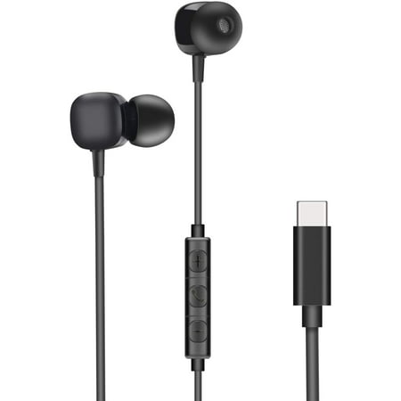 USB Type C Earphone, Wired in-Ear Hi-Fi Digital Earbuds with Mic Stereo ...