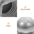 thumbnail image 4 of Metal Fence Post Cap Ball Shaped 1 Set Yard Garden Guardrail Protector Accessory, 4 of 9