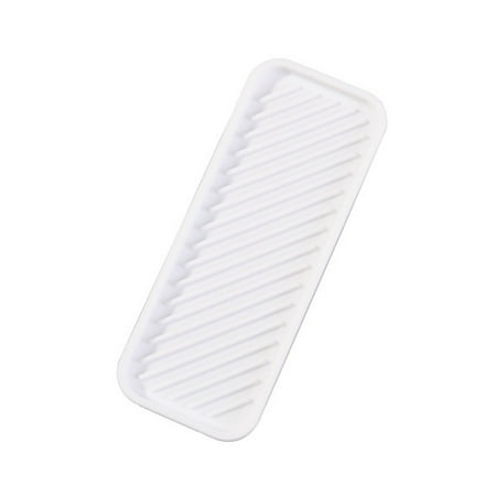 

Kitchen Drain Pad Heat Resistant Tableware Bowl Pans Pot Sink Drying Mat Washable Reusable Draining Tray Table Protector White