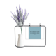 thumbnail image 1 of Qoutes gente famosa Healing dolor silencioso corazon Tarjeta de jarrón de lavanda artificial, 1 of 3