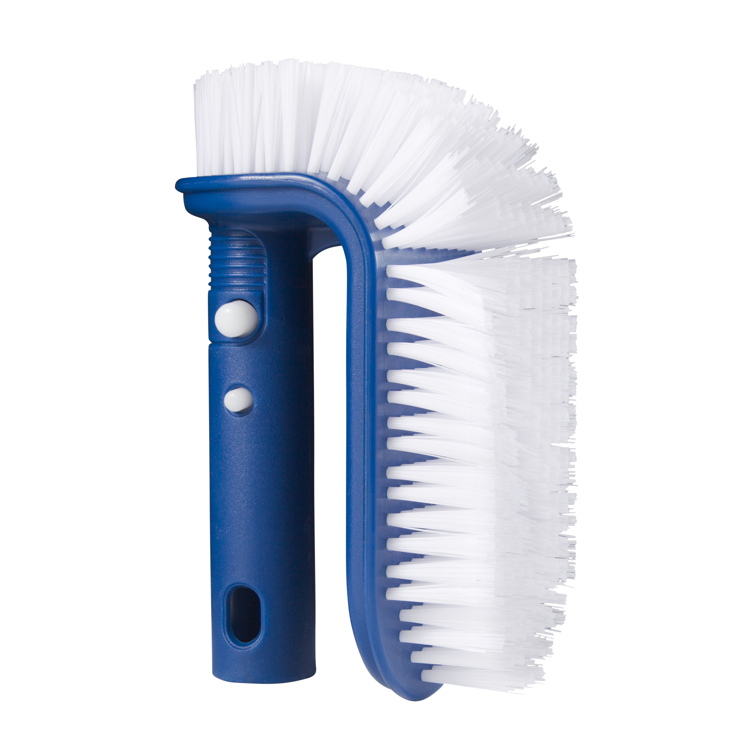 Mainstays MultiFunction Swimming Pool Blue Plastic Curved Brush