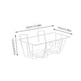 thumbnail image 2 of WASHWEPE Balcony Flowerpot Stand Made of Iron with Square Shape for Plant Lovers 2Set 12.6x5.9x4.9in, 2 of 8