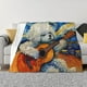 thumbnail image 1 of Balery Dog Guitar Starry Night Manta de Franela con Dibujo, Lujo Ultra Suave y Cálido, Antipelusa y Resistente a las Arrugas para Cama, Sofá, Camping -80"x60", 1 of 6