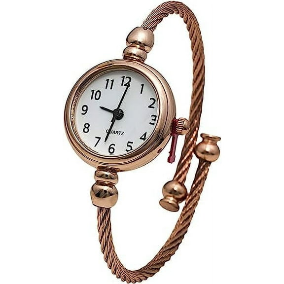 Blekon Collections Quartz Womens 23mm Case Small Wire Bangle Watch