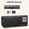 thumbnail image 4 of Miniteclado Miritz K808 ultrafino con panel táctil Bluetooth 5.1, 4 of 9
