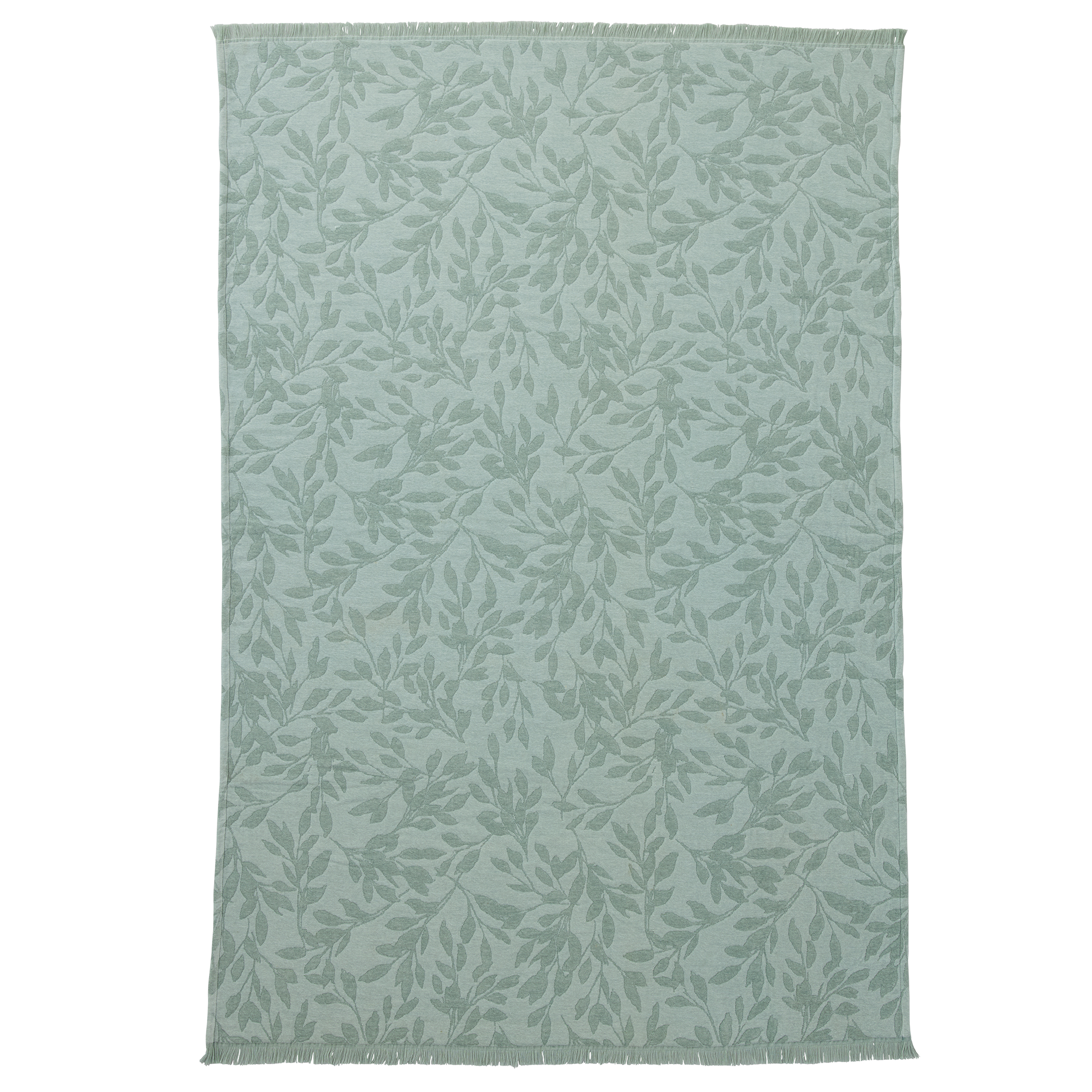 Better Homes & Gardens Woven Chenille Botanical Throw Blanket, Green River, 50x72 Inches