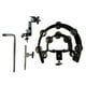 thumbnail image 2 of Hi Hat Tambourine Drum Set with Connection Clamp Multifunctional Hand Bell Rattle Double Row Bells Musical Instrument, 2 of 5
