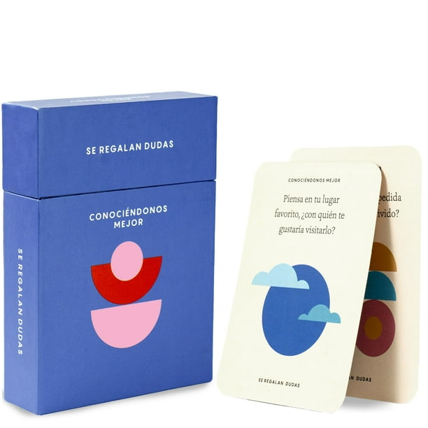 Juego de cartas Se Regalan Dudas Conociéndonos Mejor con más de 60 preguntas