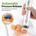 thumbnail image 2 of Cordless Handheld Vacuum Sealer Machine - Portable Food Sealer with Visible Water Tank for Dry & Moist Foods, Includes 30 Reusable BPA-Free Bags, One-Touch Compact Design for Sous Vide & Meal Prep, 2 of 8