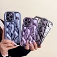 thumbnail image 4 of Patrón de meteorito galvanizado Adecuado para iPhone 14pro max Funda para teléfono móvil Apple 15 12/13 Niche Advanced Sense, 4 of 6