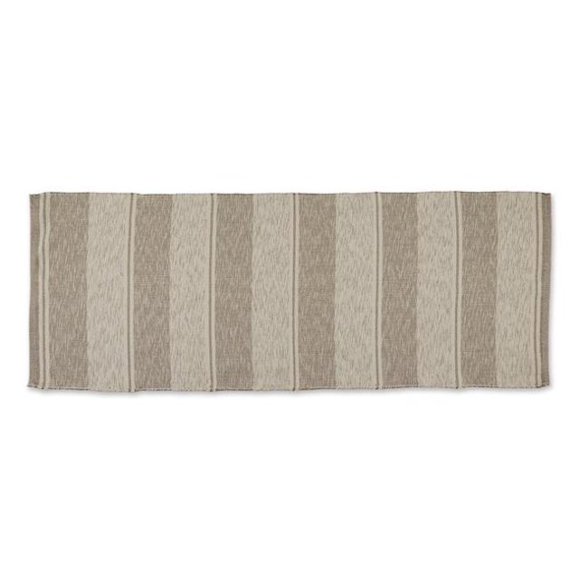 Design Imports CAMZ12749 2 ft. 3 in. x 6 ft. Recycled Yarn Floor Runner Rug, Brown Variegated