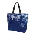 thumbnail image 2 of Zufioo Christmas Blue for Women's Single-shoulder Shopping Bag, Large-capacity Handbag Storage Bag, Commuter Bag Campus Bag Travel Bag-One Size, 2 of 9
