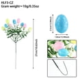thumbnail image 1 of Decorative Easter Eggs Foam Spray With Berries And Egg Twig Branches For Spring Floral Arrangements, 1 of 3